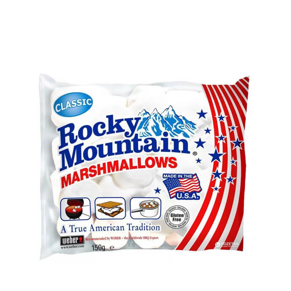 Rocky Mountain Regular White Marshmallows 150g